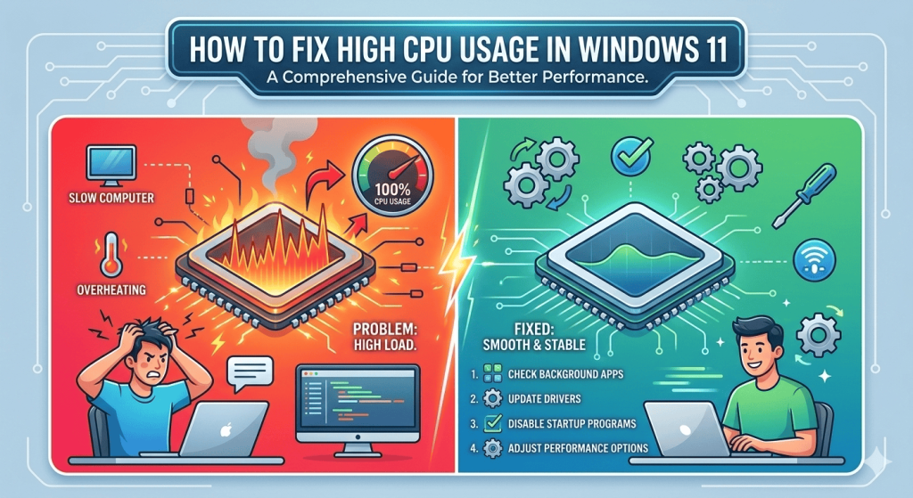 Fix High CPU Usage in Windows 11: 9 Easy Solutions