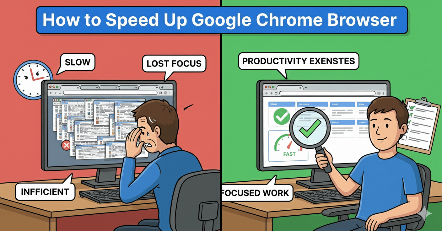 speed up Google Chrome browser settings
