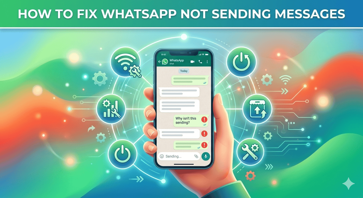 WhatsApp not sending messages fix guide